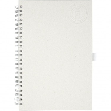 Logo trade promotional products image of: Dairy Dream A5 size reference recycled milk cartons spiral notebook