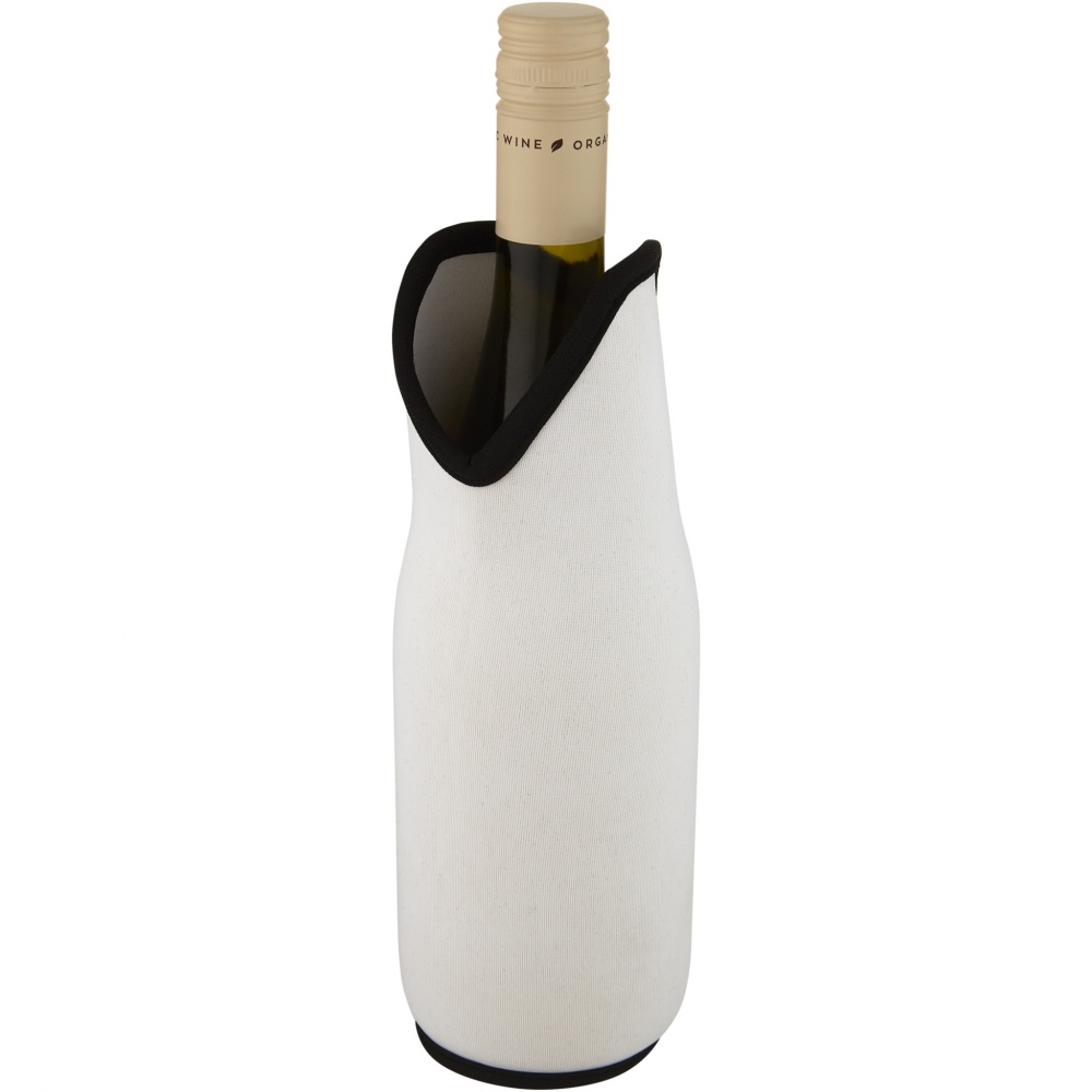 Logotrade promotional product picture of: Noun recycled neoprene wine sleeve holder