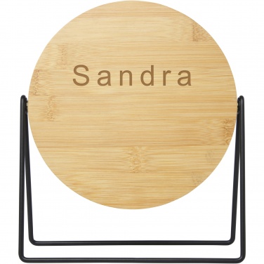 Logo trade promotional merchandise picture of: Hyrra bamboo standing mirror