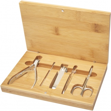Logo trade promotional gift photo of: Ladia 5-piece bamboo manicure set