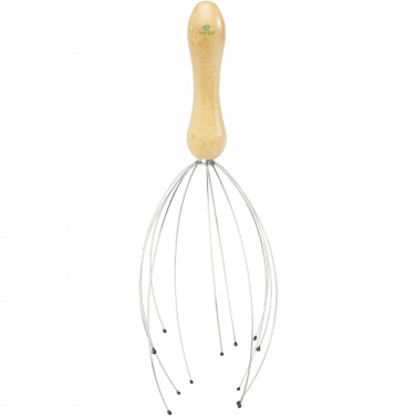 Logo trade promotional gifts image of: Hator bamboo head massager