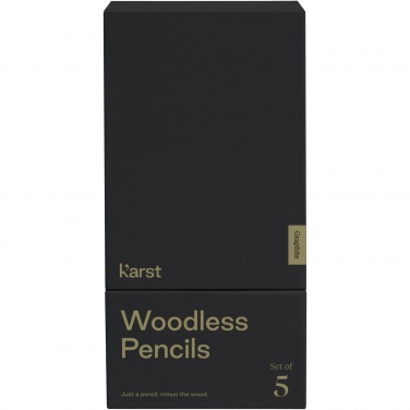 Logo trade promotional giveaway photo of: Karst® 5-pack 2B woodless graphite pencils