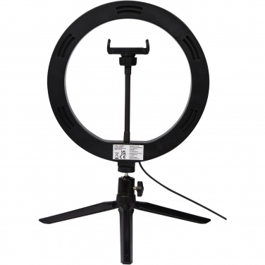 Logotrade promotional merchandise picture of: Studio ring light for selfies and vlogging with phone holder and tripod
