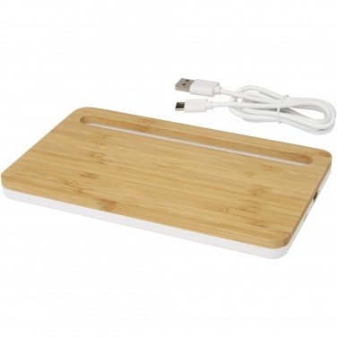 Logotrade corporate gift image of: Medake 10W bamboo wireless charger
