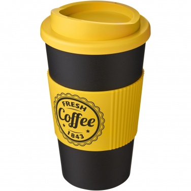 Logo trade advertising products image of: Americano® 350 ml insulated tumbler with grip