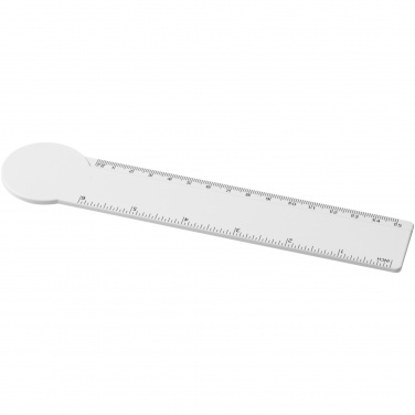 Logotrade promotional gift picture of: Tait 15 cm circle-shaped recycled plastic ruler 