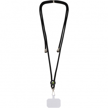 Logo trade promotional merchandise photo of: Kubi phone lanyard