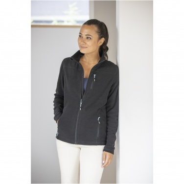 Logo trade promotional items picture of: Amber women's GRS recycled full zip fleece jacket