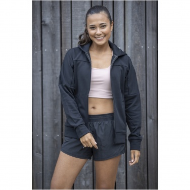 Logo trade promotional giveaways image of: Nubia women's performance full zip knit jacket