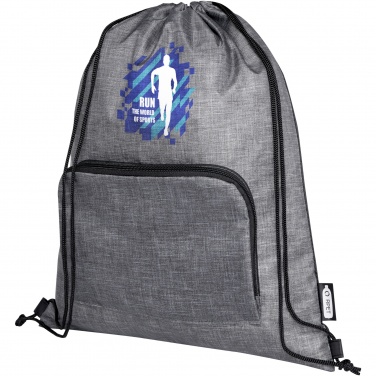 Logotrade promotional item picture of: Ash recycled foldable drawstring bag 7L