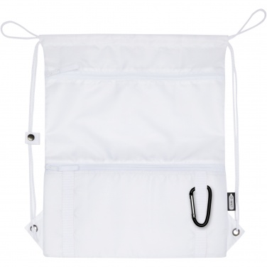 Logo trade promotional giveaways picture of: Adventure recycled insulated drawstring bag 9L