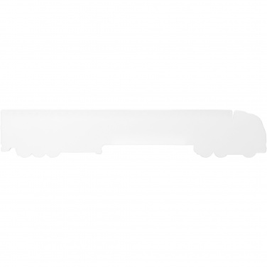 Logotrade promotional gift image of: Tait 30cm lorry-shaped recycled plastic ruler