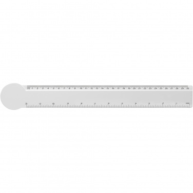 Logotrade promotional giveaways photo of: Tait 30cm circle-shaped recycled plastic ruler