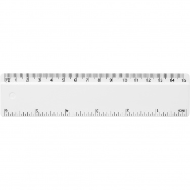 Logo trade corporate gift photo of: Refari 15 cm recycled plastic ruler