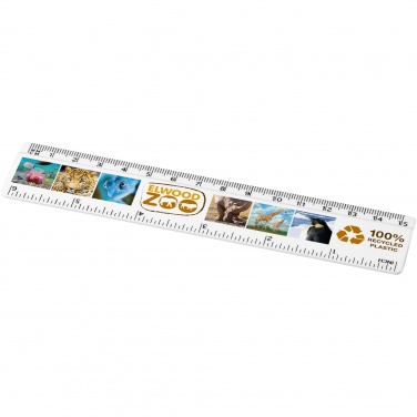 Logotrade promotional gift image of: Refari 15 cm recycled plastic ruler