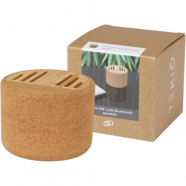 Logo trade promotional gift photo of: Cerris 5W cork Bluetooth® speaker