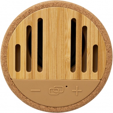 Logo trade corporate gift photo of: Cerris 5W cork Bluetooth® speaker