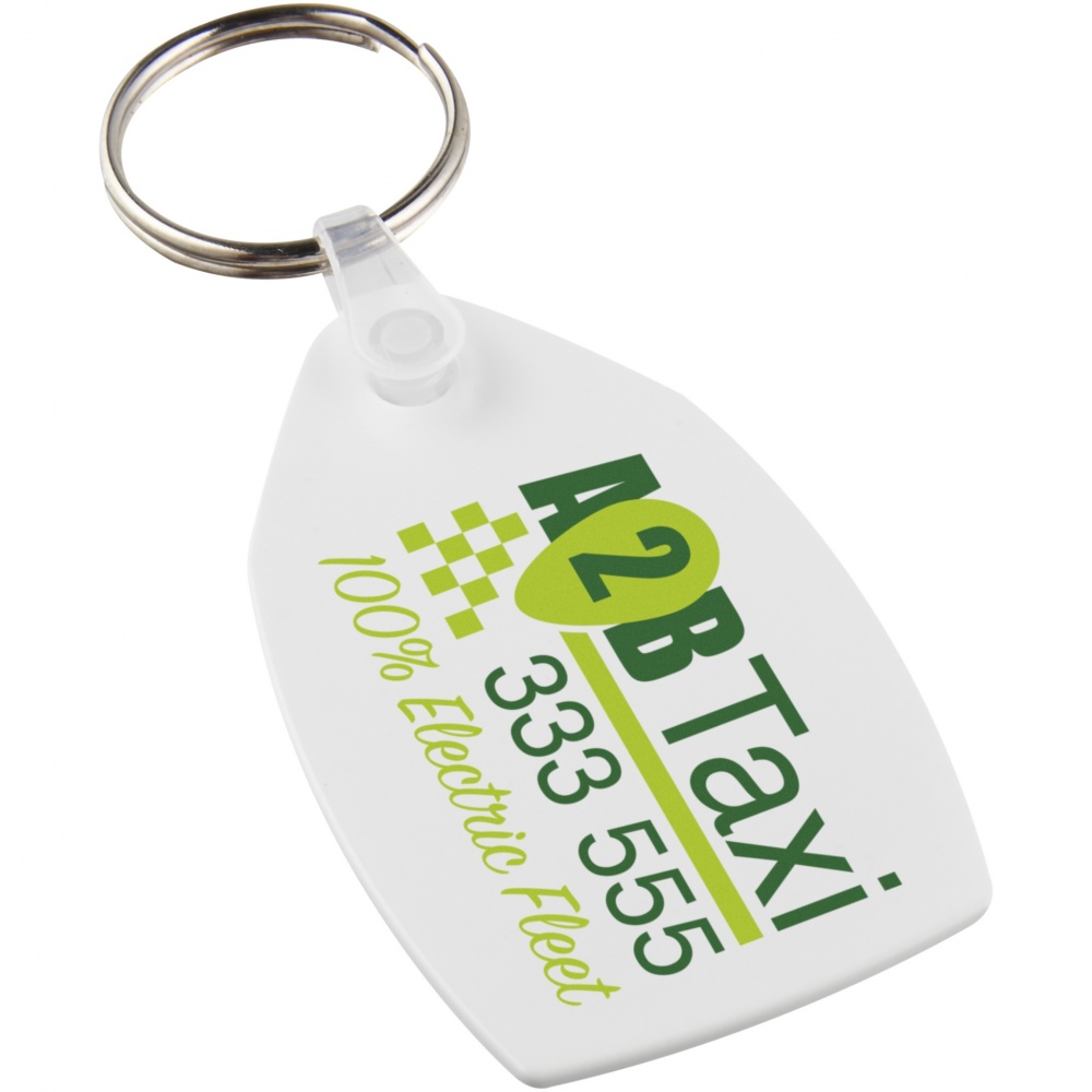 Logotrade corporate gifts photo of: Tait rectangular-shaped recycled keychain