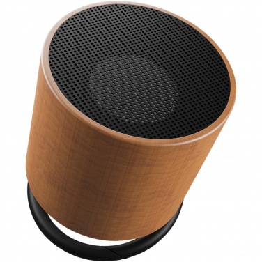 Logotrade promotional item picture of: SCX.design S27 3W wooden ring speaker