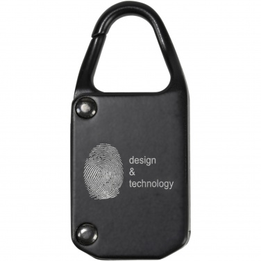 Logo trade promotional merchandise image of: SCX.design T10 fingerprint padlock