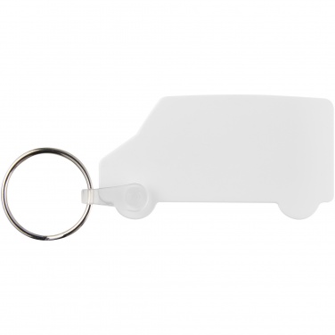 Logotrade promotional product picture of: Tait van-shaped recycled keychain