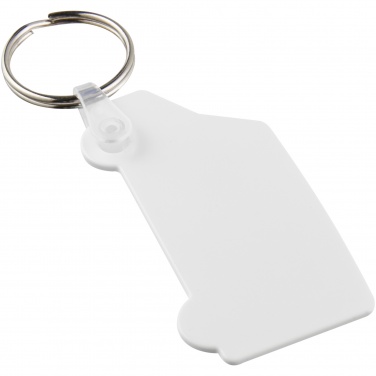 Logo trade promotional product photo of: Tait van-shaped recycled keychain