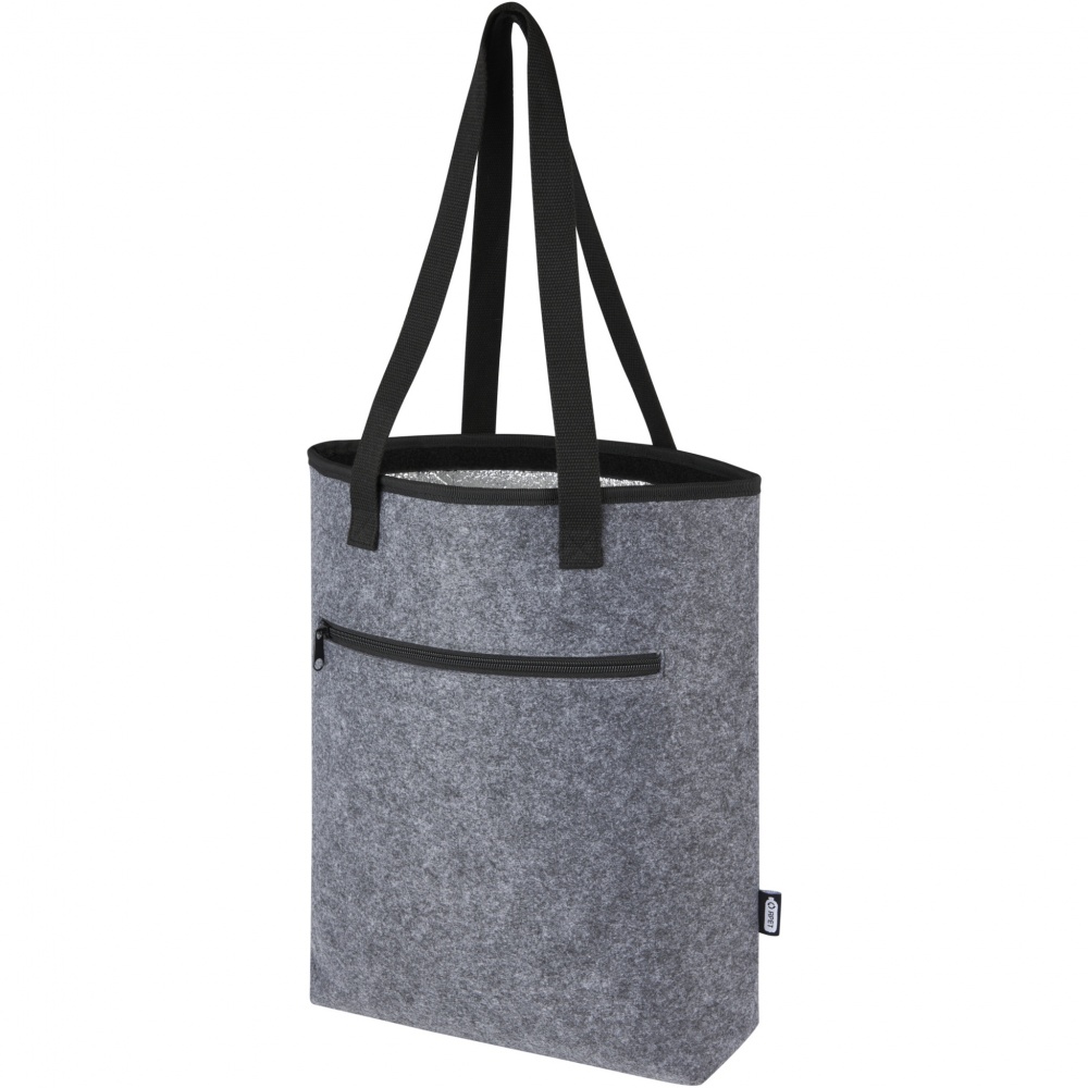 Logo trade corporate gift photo of: Felta GRS recycled felt cooler tote bag 12L