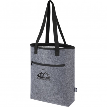 Logo trade business gifts image of: Felta GRS recycled felt cooler tote bag 12L