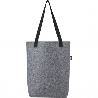 Logotrade promotional product picture of: Felta GRS recycled felt tote bag with wide bottom 12L