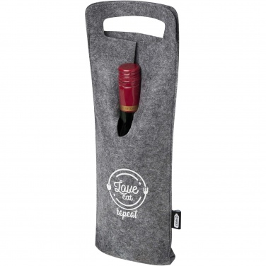 Logotrade promotional product picture of: Felta 75 cl GRS recycled felt wine bag