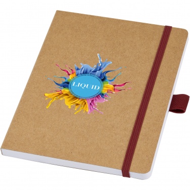 Logo trade promotional gift photo of: Berk recycled paper notebook