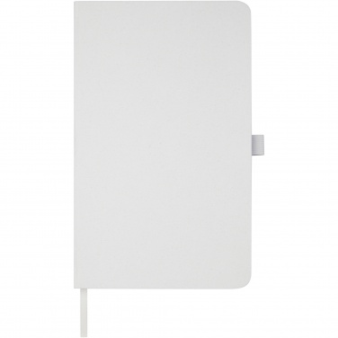 Logo trade promotional item photo of: Fabianna crush paper hard cover notebook