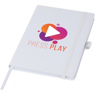 Logo trade promotional merchandise picture of: Thalaasa ocean-bound plastic hardcover notebook