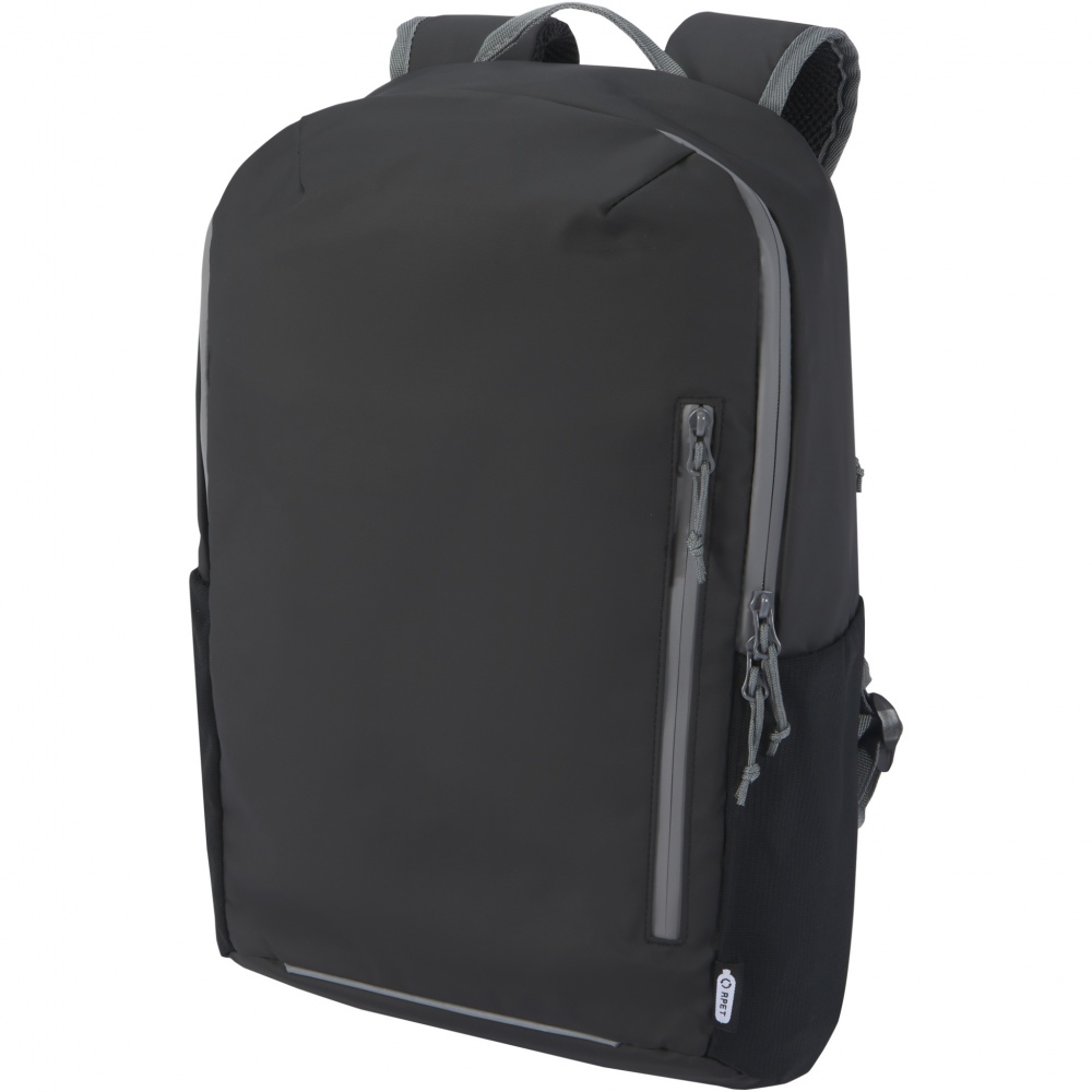 Logo trade advertising products image of: Aqua 15" GRS recycled water resistant laptop backpack 21L