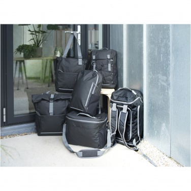 Logo trade corporate gifts image of: Aqua 15.6" GRS recycled water resistant laptop backpack 23L