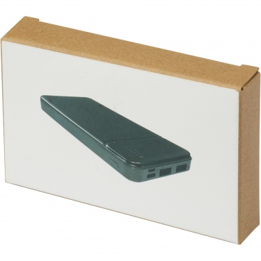 Logo trade promotional merchandise picture of: Loop 10.000 mAh recycled plastic power bank 