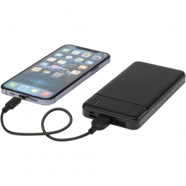 Logotrade promotional gift picture of: Loop 10.000 mAh recycled plastic power bank 