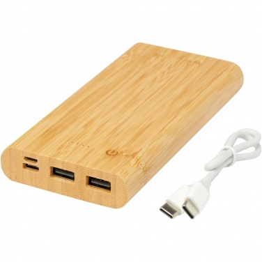 Logotrade promotional merchandise photo of: Tulda 10.000 mAh bamboo power bank