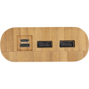 Logotrade promotional product picture of: Tulda 20.000 mAh bamboo power bank