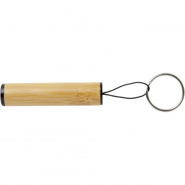 Logo trade business gift photo of: Cane bamboo key ring with light
