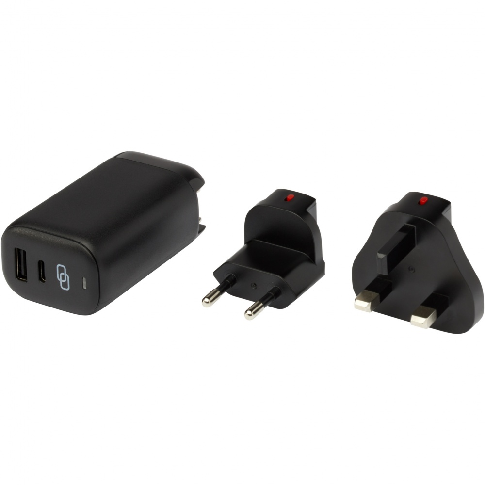 Logotrade promotional item image of: ADAPT 25W recycled plastic PD travel charger