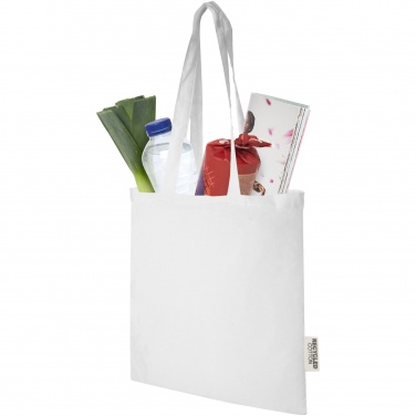 Logotrade promotional items photo of: Madras 140 g/m2 GRS recycled cotton tote bag 7L