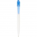 Thalaasa ocean-bound plastic ballpoint pen, Transparent blue / White