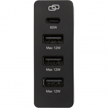 Logo trade advertising product photo of: ADAPT 72W recycled plastic PD power station