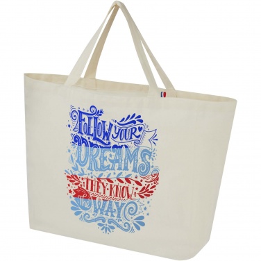 Logotrade promotional product picture of: Cannes 200 g/m2 recycled shopper tote bag 10L