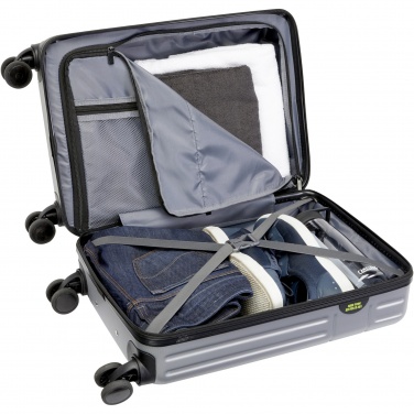 Logotrade promotional giveaway image of: Rover 20" GRS recycled cabin trolley 40L