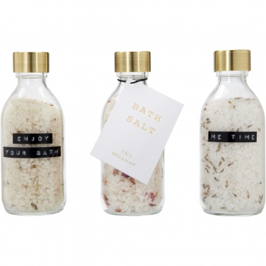 Logo trade promotional merchandise picture of: Wellmark Just Relax 3-piece 200 ml bath salt gift set