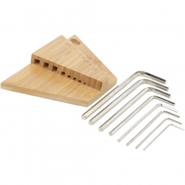 Logotrade business gift image of: Allen bamboo hex key tool set