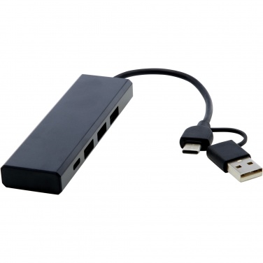 Logotrade advertising product image of: Rise RCS recycled aluminium USB 2.0 hub