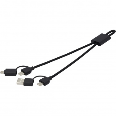 Logotrade promotional gift picture of: Connect 6-in-1 RCS recycled aluminium 45W quick charge & data transfer cable